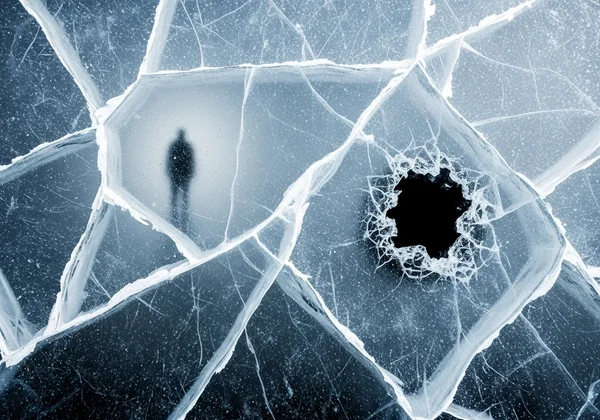 Abstract representation of emotional coldness and detachment