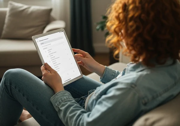 Person completing a self-report psychopathy questionnaire