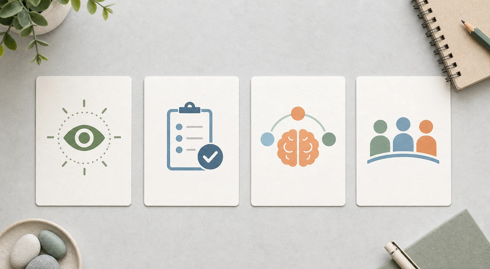 Trait comparison cards