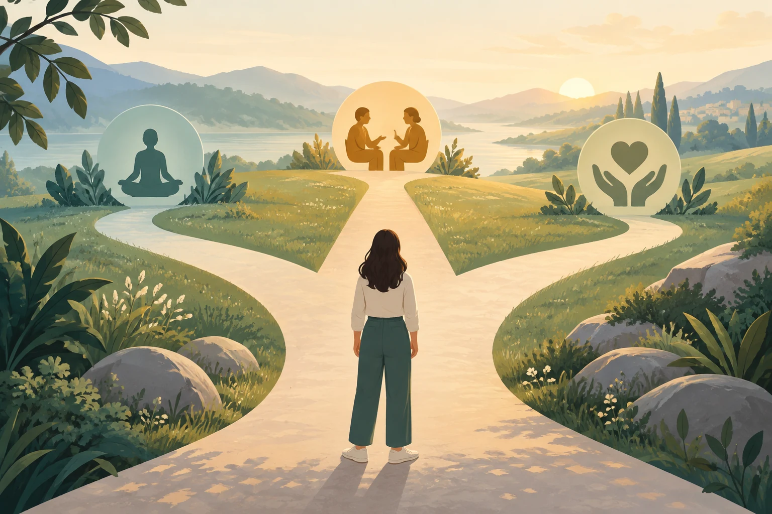 Support pathway illustration